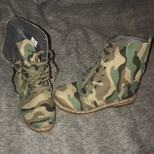 Camo Combat Boots